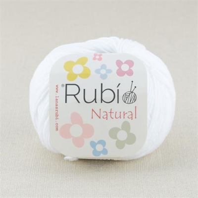 Ovillo Rubí Natural 50 Gramos
